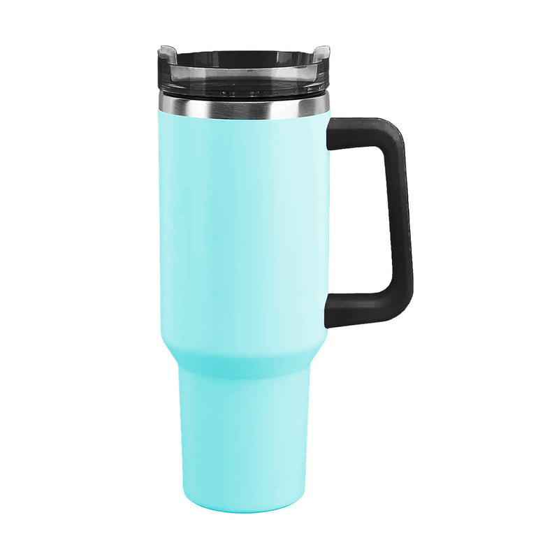 Copo Térmico Aço Inox 1200ml Caneca C/ Alça Canudo Água Gelada Quente