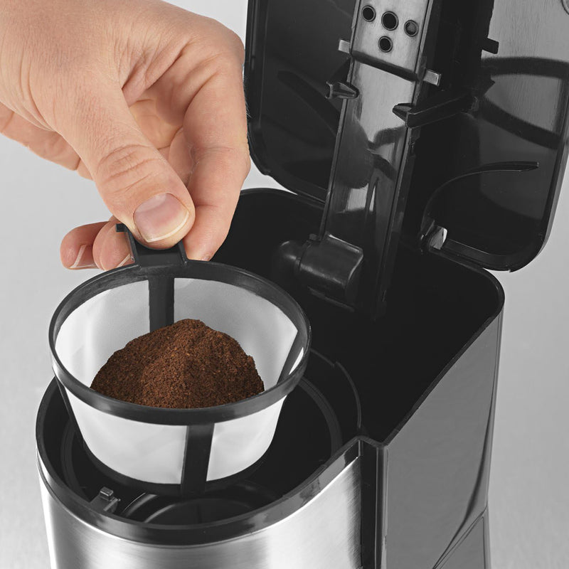 Cafeteira Elétrica Com Copo Térmico Inox Individual Mini