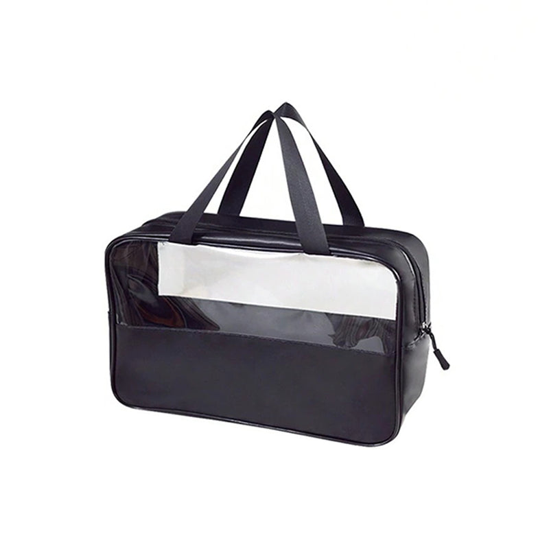 Necessaire Transparente Organizador Viagem Bolsa Média