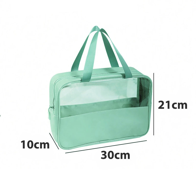 Necessaire Transparente Organizador Viagem Bolsa Grande