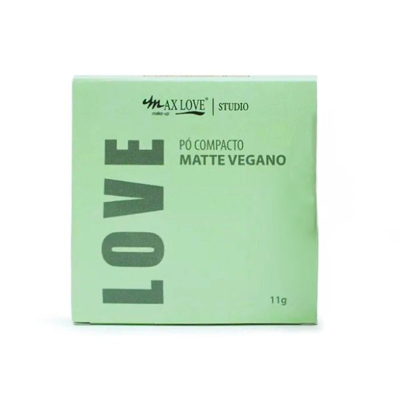 Pó Facial Compacto Matte Vegano Maquiagem Max Love