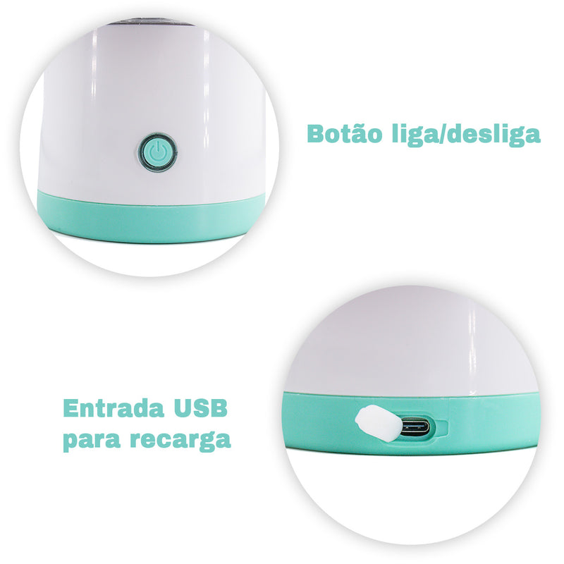 Espremedor Extrator Suco Laranja Limão Frutas Portatil USB