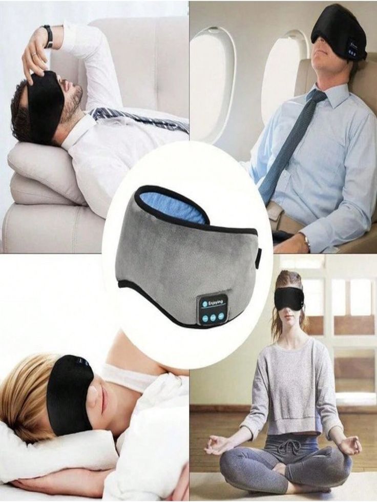 Mascara Para Dormir Tapa Olho Com Fone De Ouvido Bluetooth